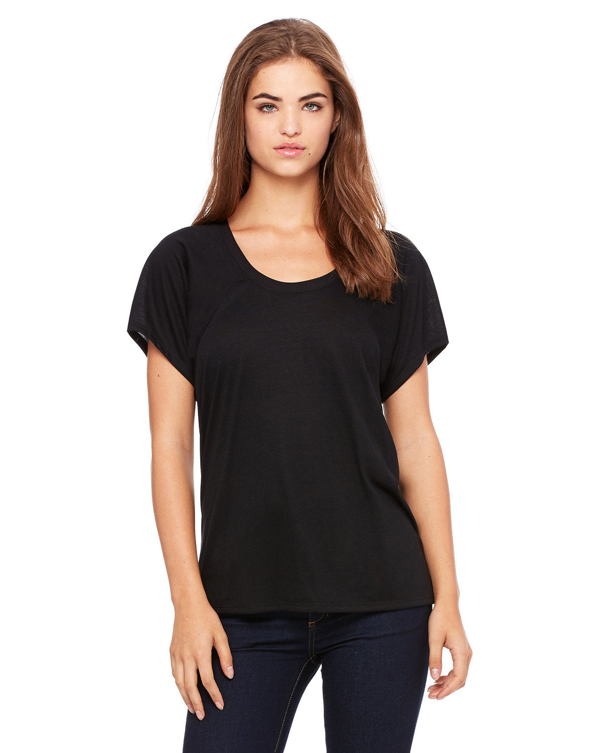 Bella + Canvas B8801 Women's Flowy Raglan T-Shirt - Soft & Comfortable Short Sleeve Tee for Casual Wear, Yoga, and Everyday Outfits