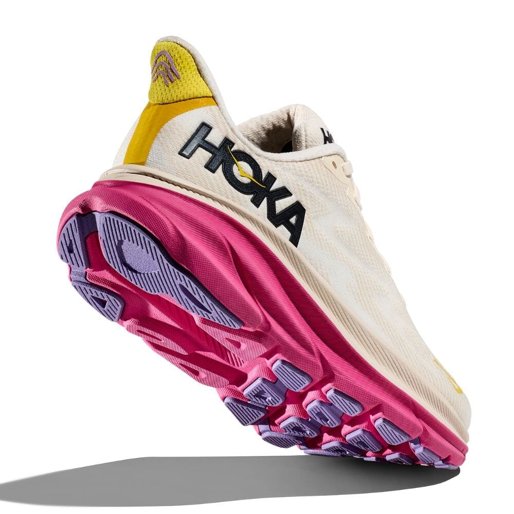 Hoka Women's Clifton 9 Wide Running Shoes - Lightweight Cushioned Sneakers for Road Running, Jogging & Walking - Comfortable Athletic Shoes for Women with Arch Support