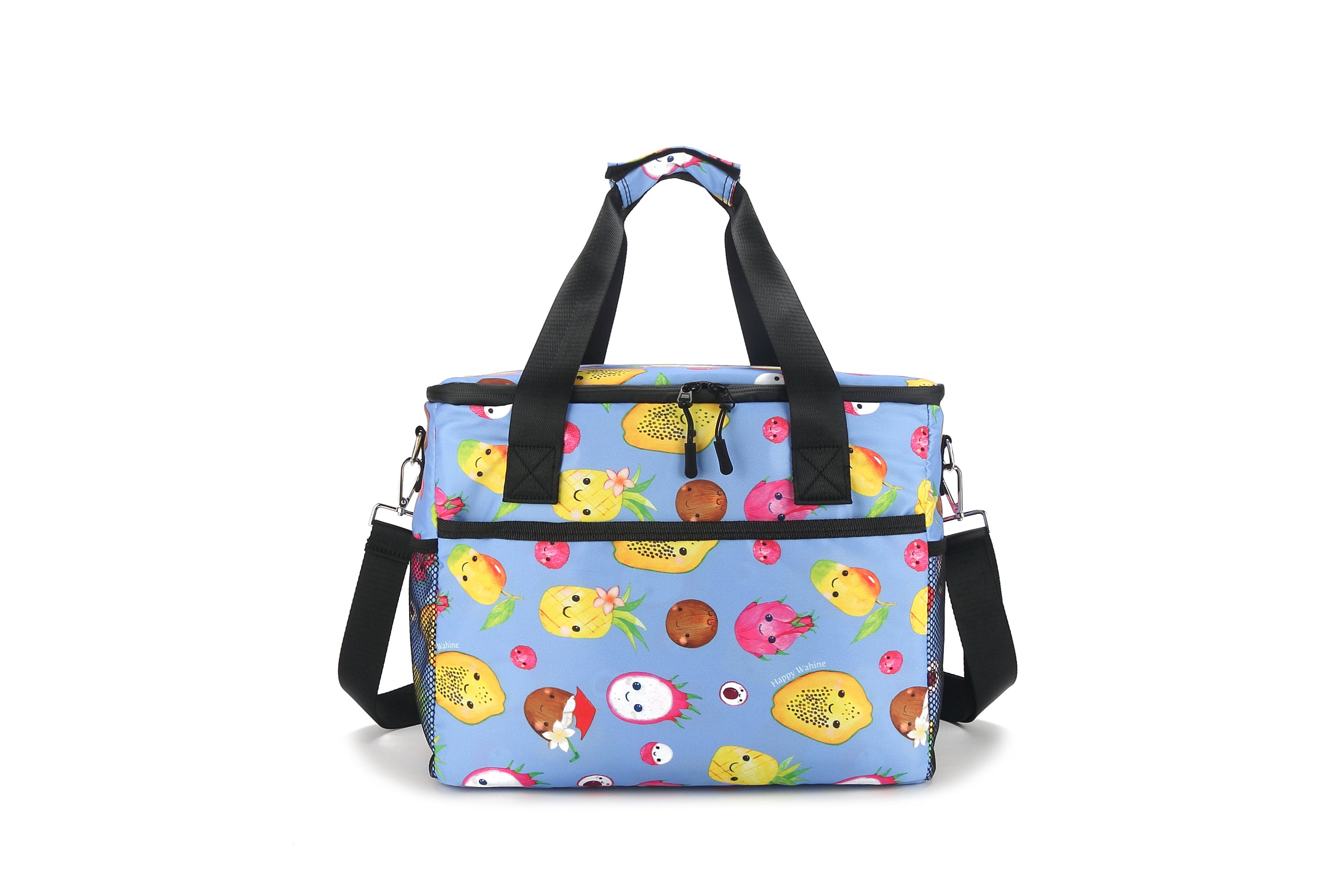 Premium Insulated Cooler Tote Bag - Large Capacity for Picnics, Beach Trips & Outdoor Adventures - Hawaii Lavender Design - Perfect for Groceries, Fruits & Drinks