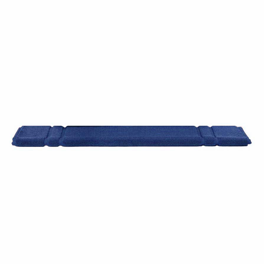 Premium 100% Combed Cotton Bath Towels & Bath Mat Set - Ultra Soft & Absorbent Navy Blue Towels for Spa, Gym & Beach Use