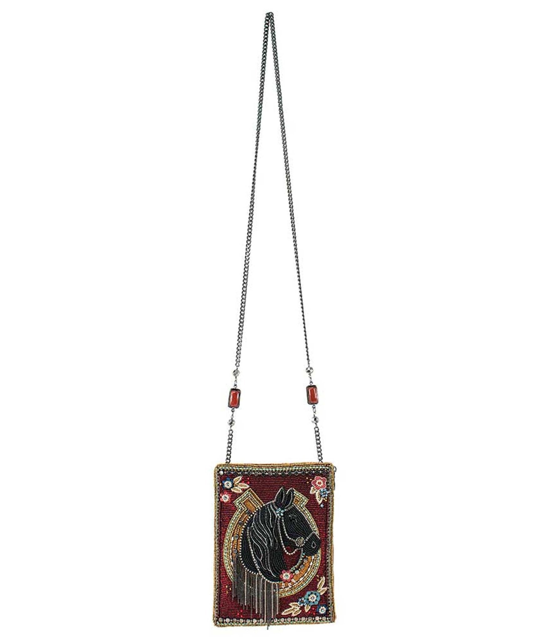 Mary Frances Let's Gallop Mini Crossbody Handbag - Stylish Leather Purse for Women | Perfect for Parties, Date Nights & Travel Accessories