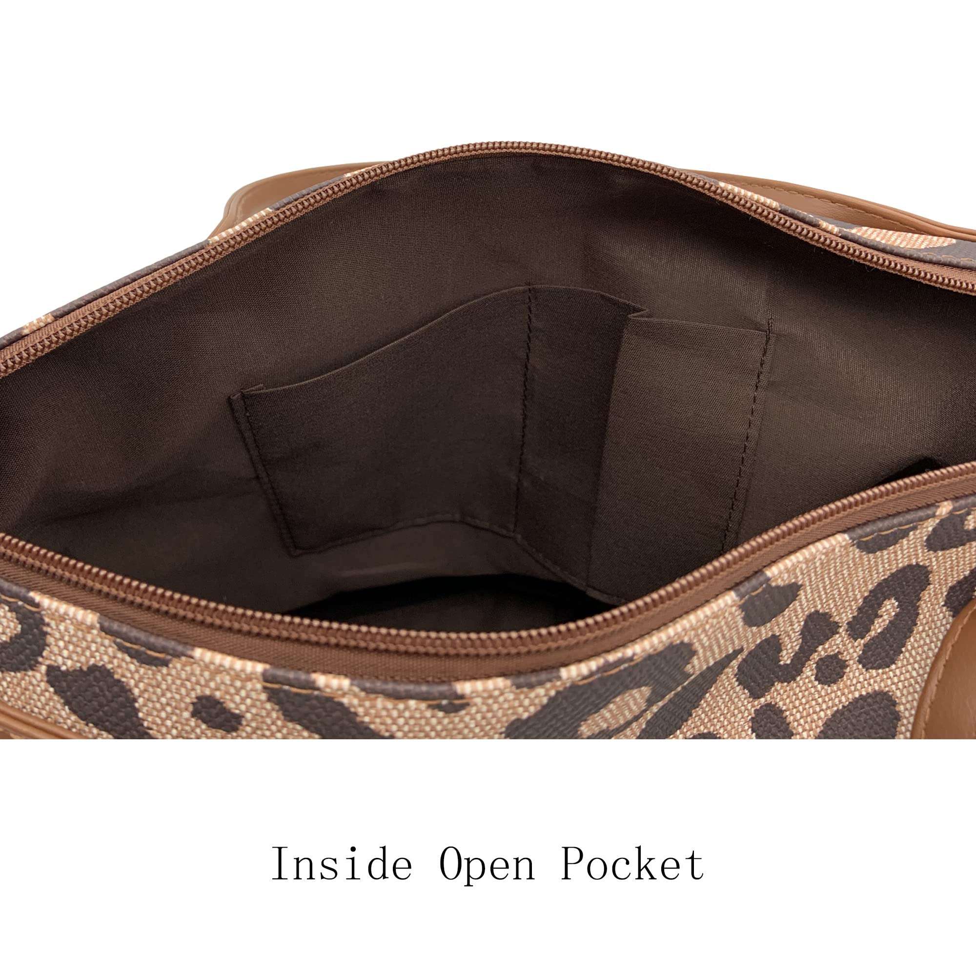 Stylish Leopard Print Tote Shoulder Bag for Women - TopTTanBo Genuine Leather Satchel Purse with Adjustable Strap | Perfect for Work, Travel & Everyday Use