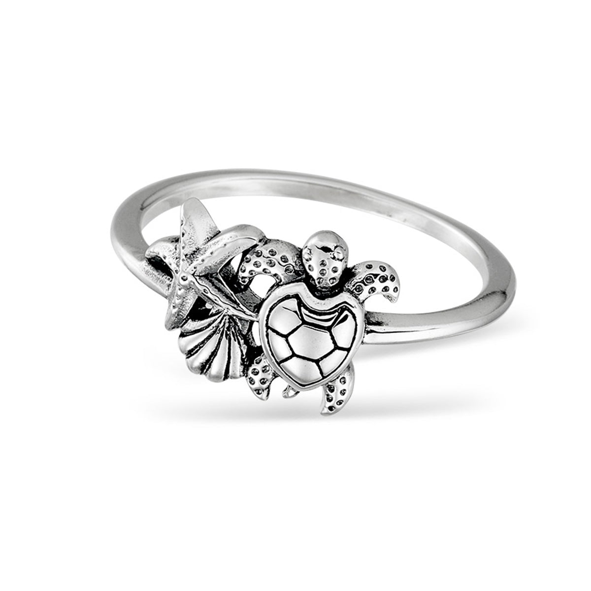 La Lagoon Ring - Elegant Silver Wave Ring for Women, Boho Beach Jewelry Gift for Her | Perfect for Vacation, Wedding, and Everyday Wear