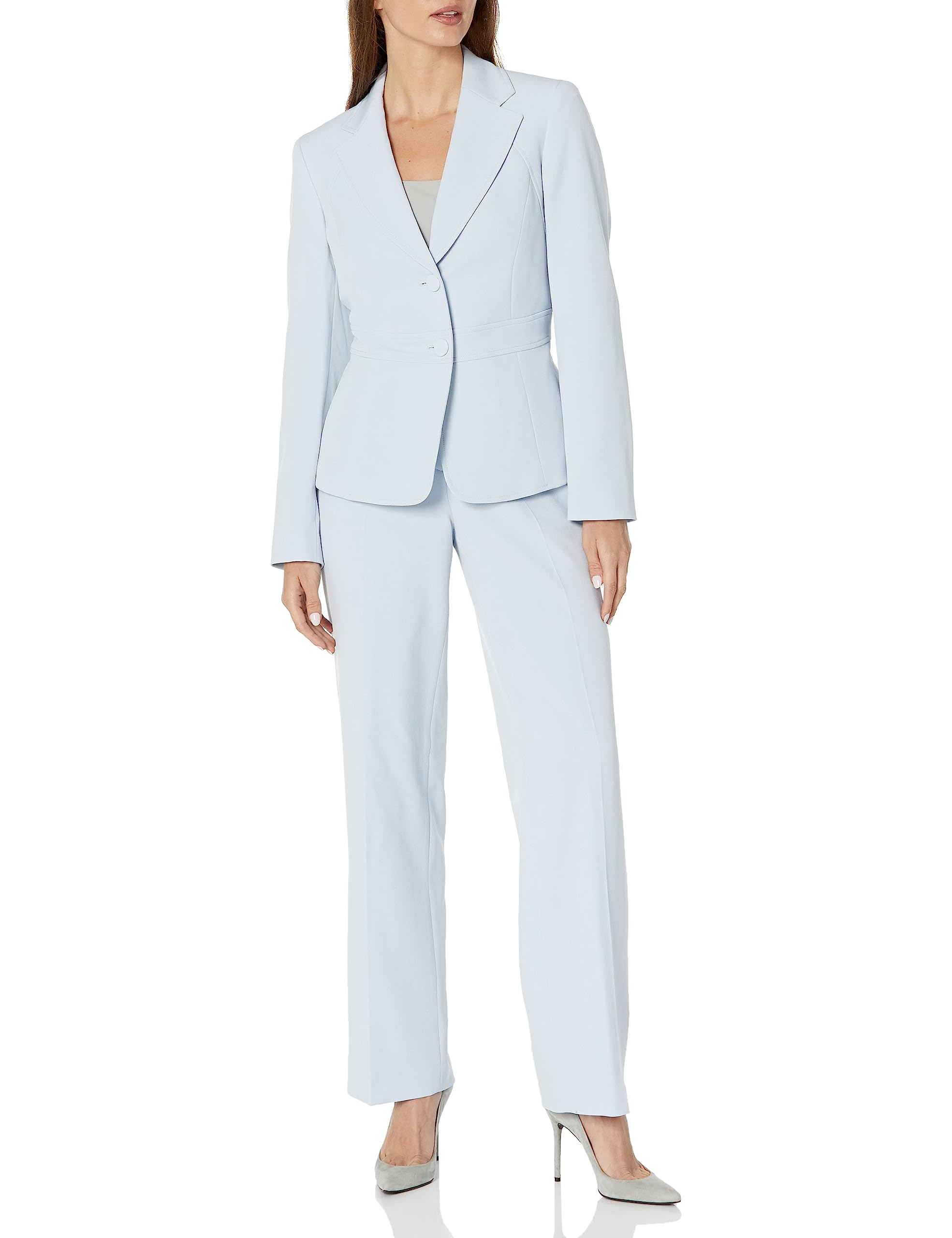 Women's Stylish Jacket and Pant Suit Set - Professional Office Wear & Business Attire for Women - Perfect for Work, Interviews, and Formal Events