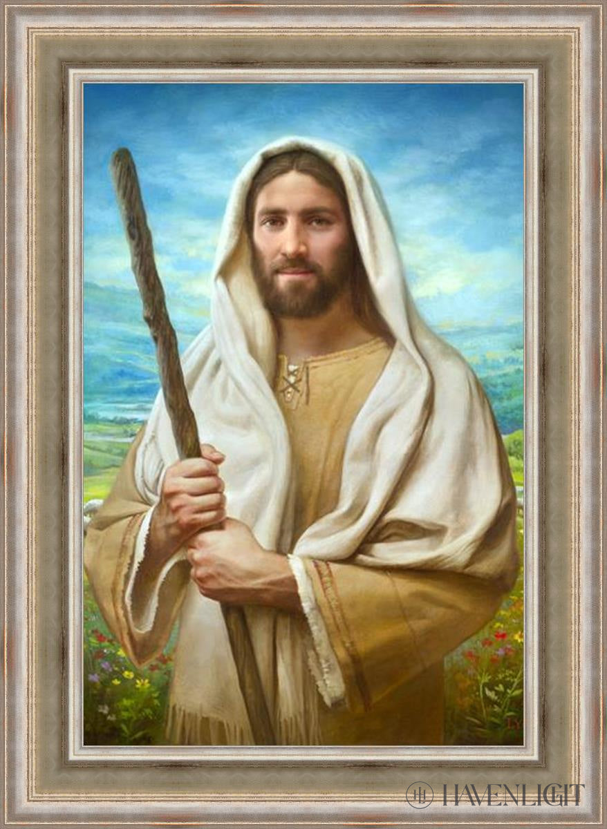 Feed My Sheep by Howard Lyon - Inspirational Christian Art Print for Home, Office & Church Decor - Perfect for Gifts & Spiritual Encouragement