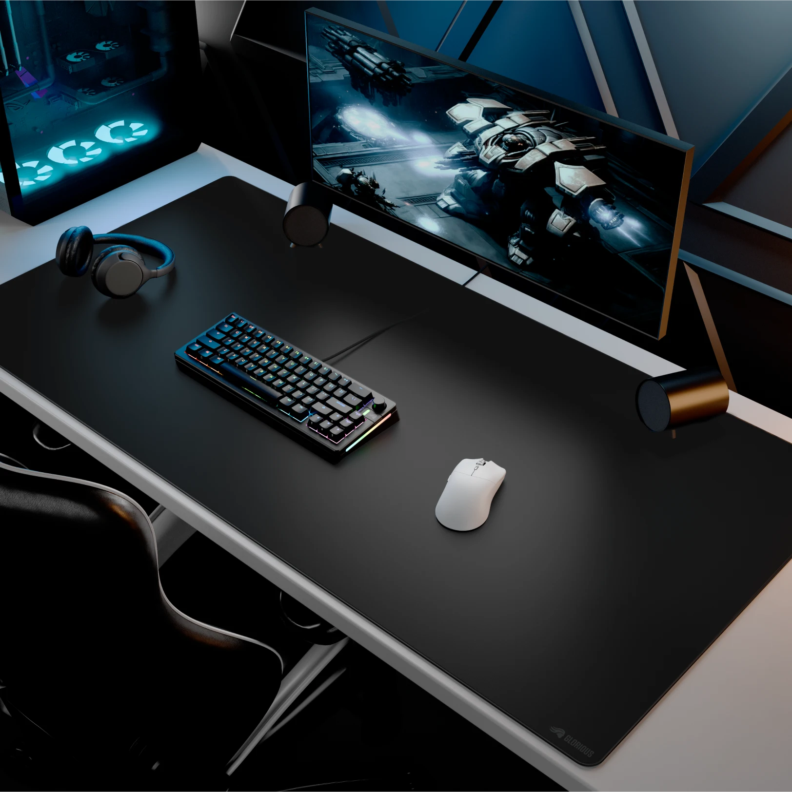 Premium GMP 2 Stitched Cloth Gaming Mouse Pad - Non-Slip Base, Smooth Surface for PC & Laptop - Perfect for Esports, Office Work & Home Gaming Setup