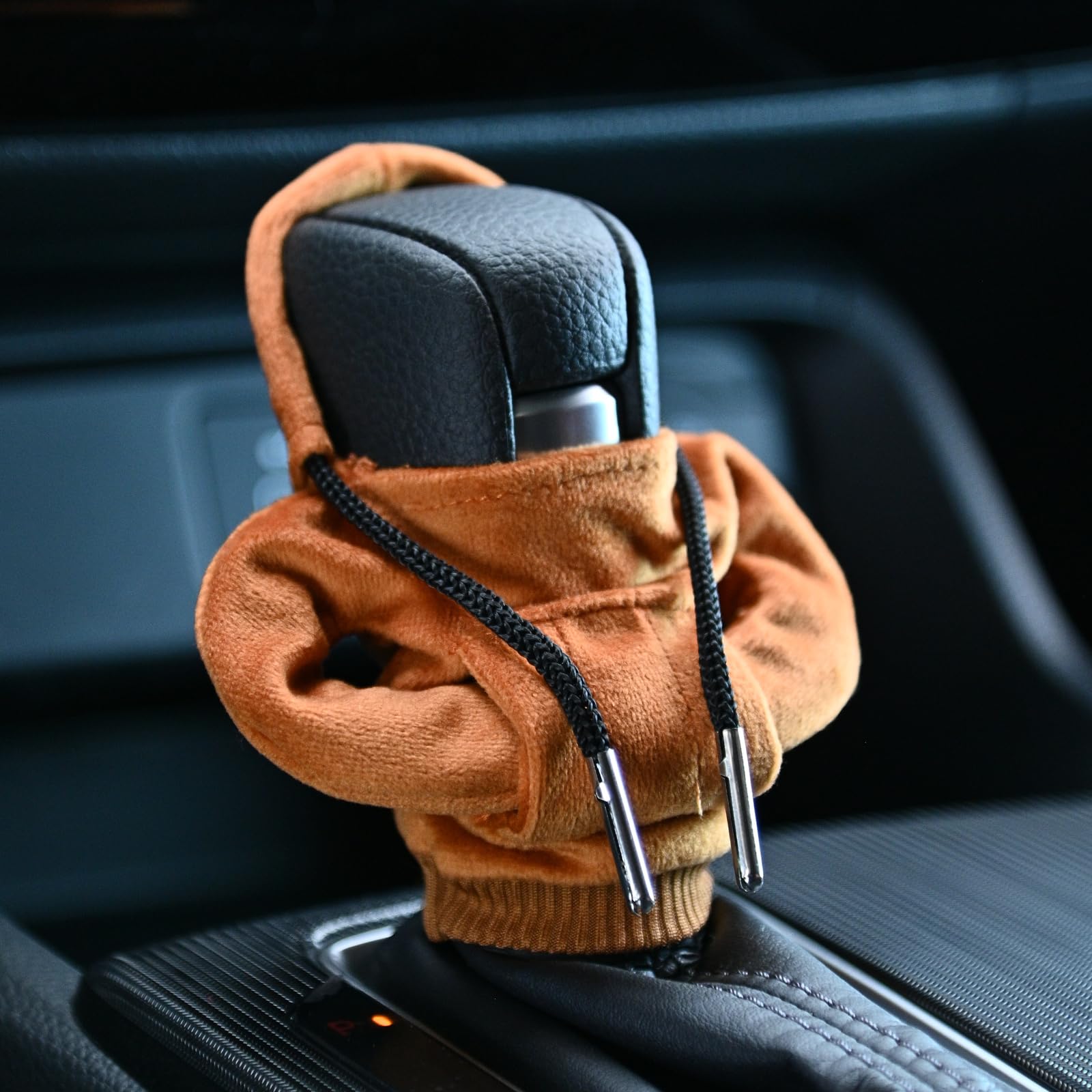 Funny Car Shift Knob Hoodie - Automotive Enthusiast Gift for Men & Women - Cool Gear Shift Knob Sweater Shirt - Perfect Birthday/Christmas Present for Husband, Wife, Son, Daughter & Friends (Orange) - Great for Car Shows, Racing Events & Automotive Themed Parties