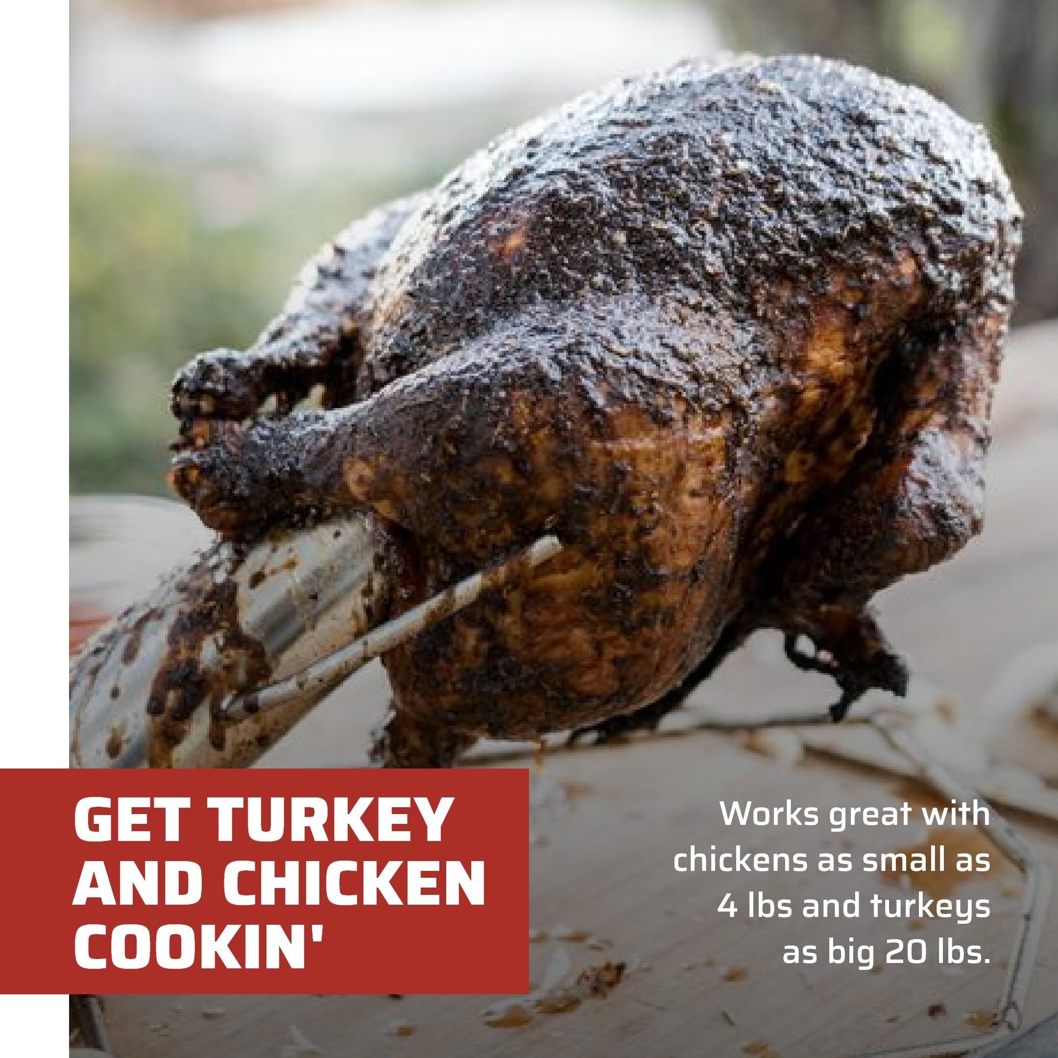 Camp Chef Turkey Cannon Infusion Roaster - Premium Turkey Cooking Accessory for Juicy, Flavorful Roasts | Perfect for Thanksgiving, Holiday Dinners & Outdoor Grilling