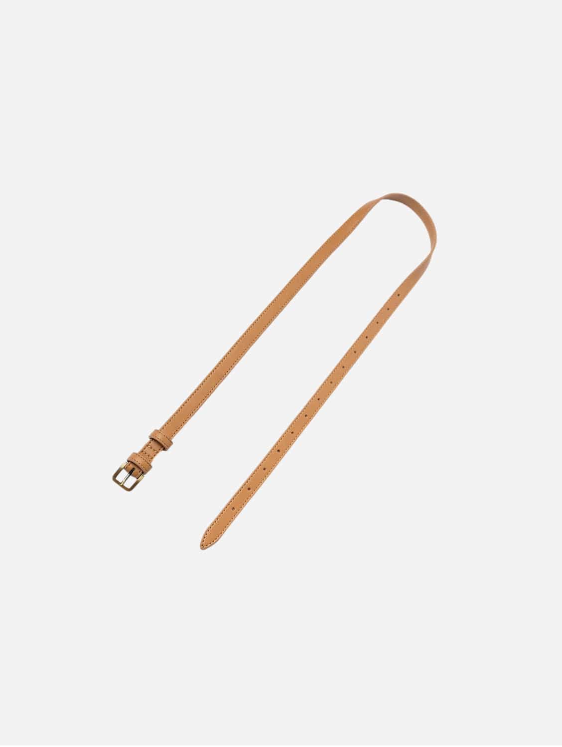 Vegan Leather Apple Belt Bag Strap in Cognac Brown - Stylish & Adjustable Waist Pack for iPhone, Perfect for Travel, Hiking & Everyday Use