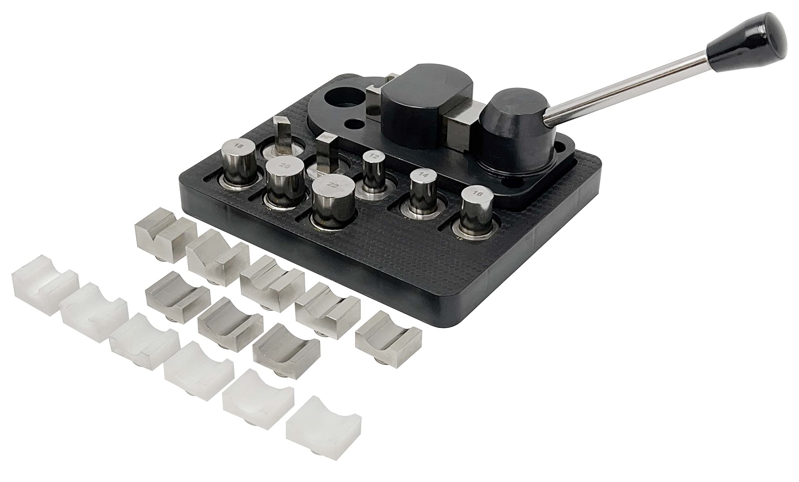 Premium Jewelry Ring Bender Tool Kit with Nylon Dies - Professional Metal Bending Tool for Jewelry Making, Ring Resizing & DIY Craft Projects - Perfect for Jewelers, Hobbyists & Metal Workers