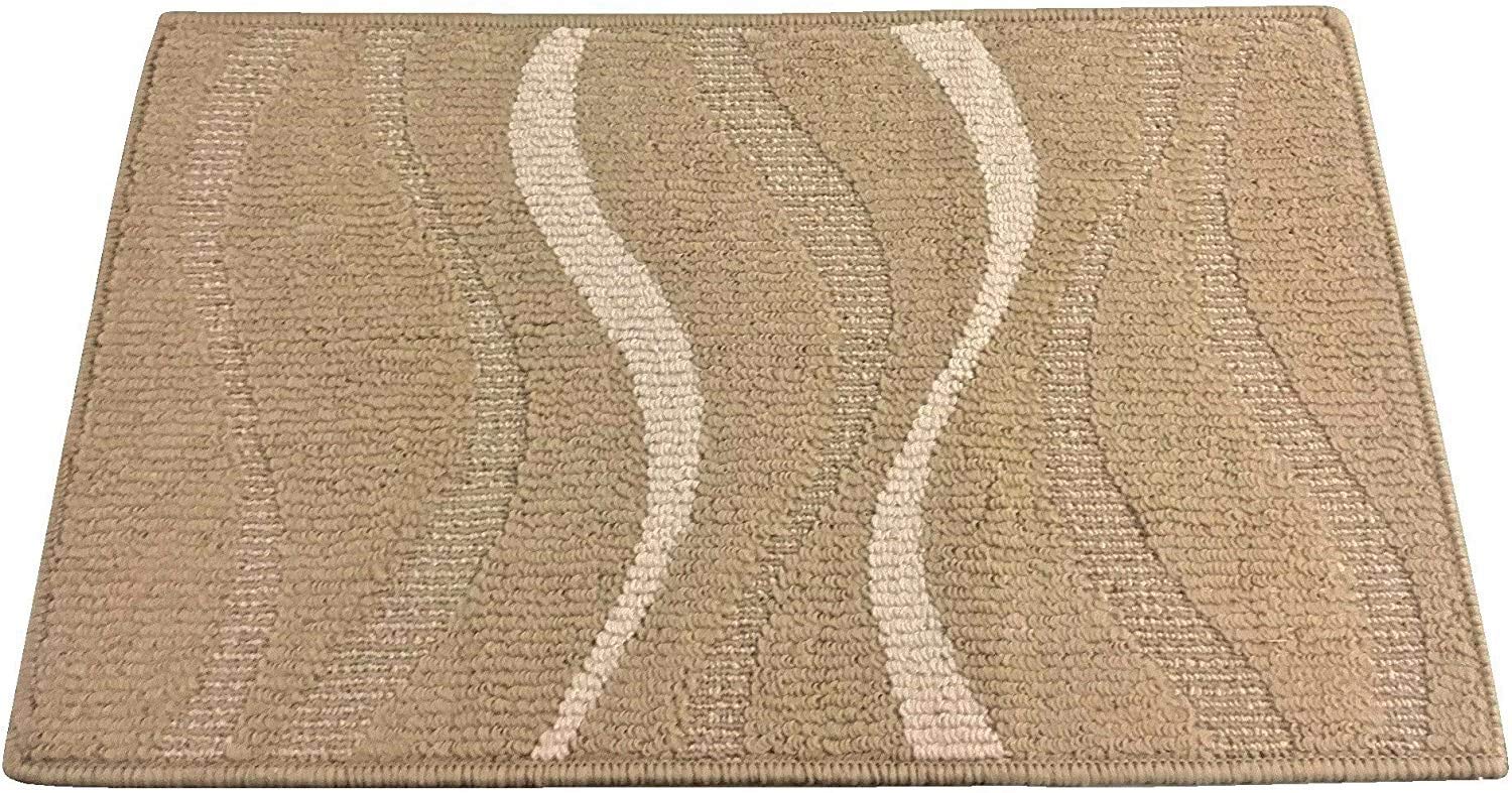 Non-Slip Wavy Pattern Rug for Kitchen, Home & Entryway - 17