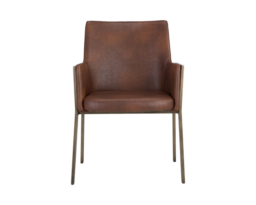 Bernadette Dining Armchair - Modern Upholstered Dining Chair with Wooden Legs for Kitchen, Dining Room & Home Decor | Comfortable & Stylish Seating Solution