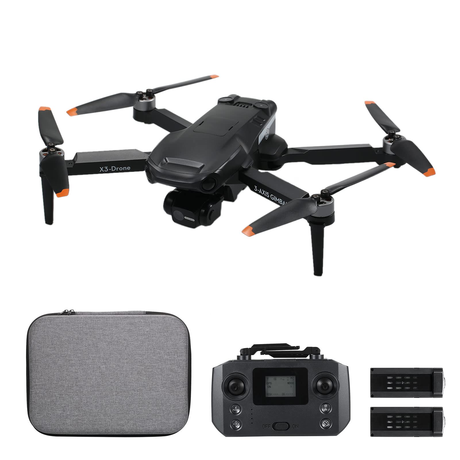 GoolRC GPS Drone with 4K Camera - 8K 3-Axis Gimbal, 5G WiFi FPV Quadcopter, 5000m Control Range, 35min Flight Time, Brushless Motor - Perfect for Aerial Photography, Videography & Outdoor Adventures (Includes Storage Bag)