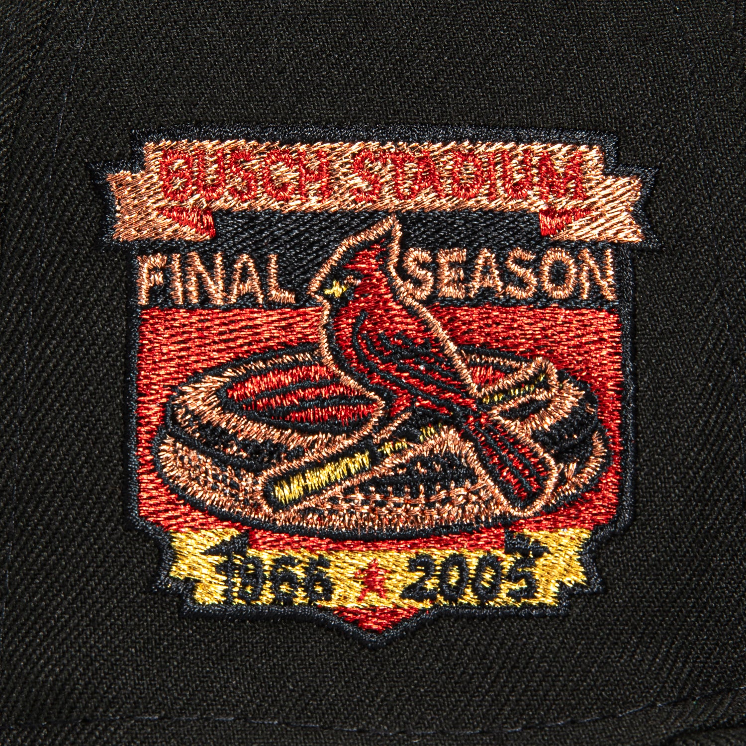 New Era 59Fifty St Louis Cardinals Final Season Patch Hat - Black MLB Baseball Cap for Men & Women | Game Day, Fan Gear, Sports Collection