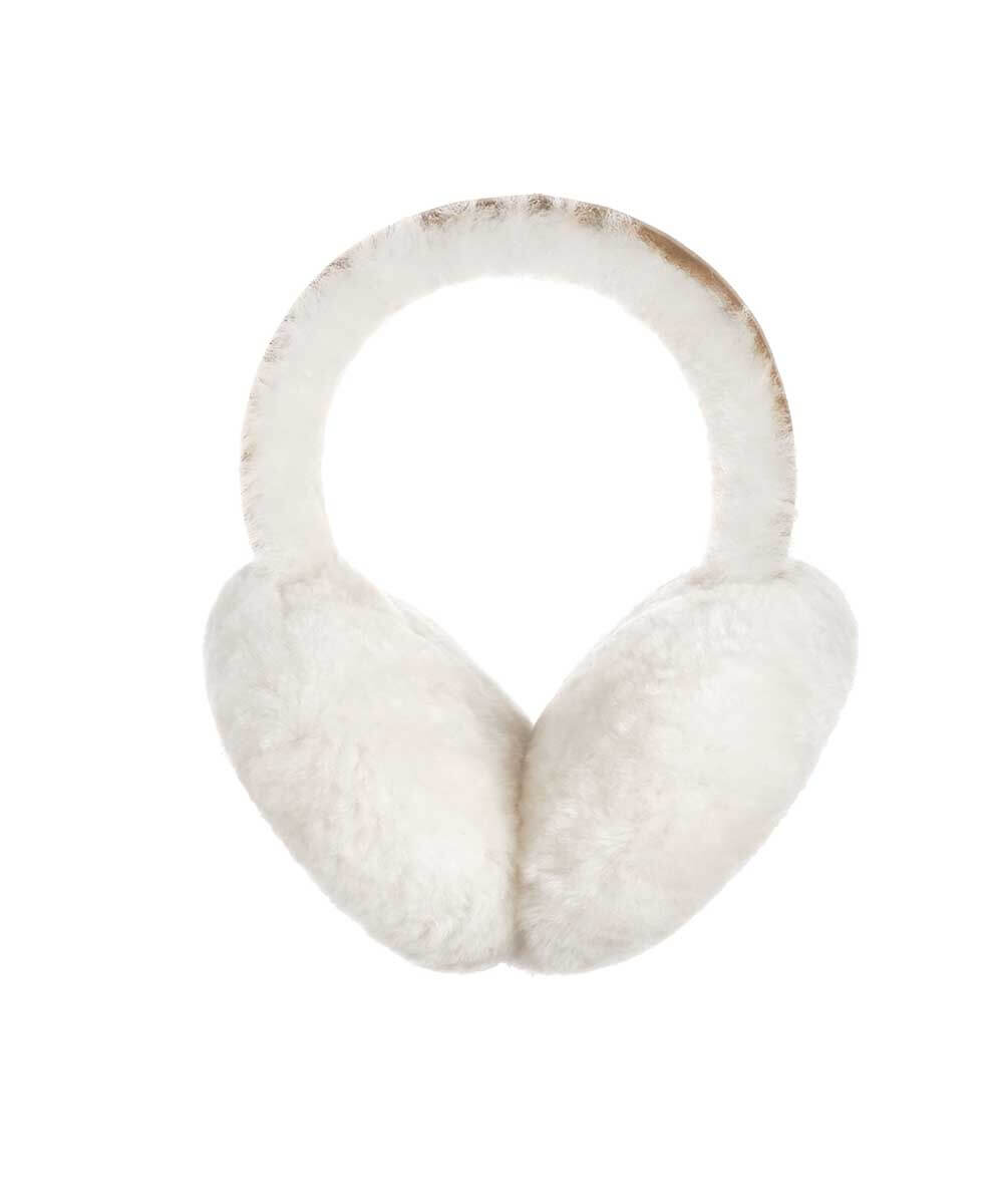 Warm Kids Wool UGG Earmuffs for Winter - Soft & Cozy Ear Protection for Boys & Girls - Perfect for Snow Play, Skiing, and Outdoor Activities