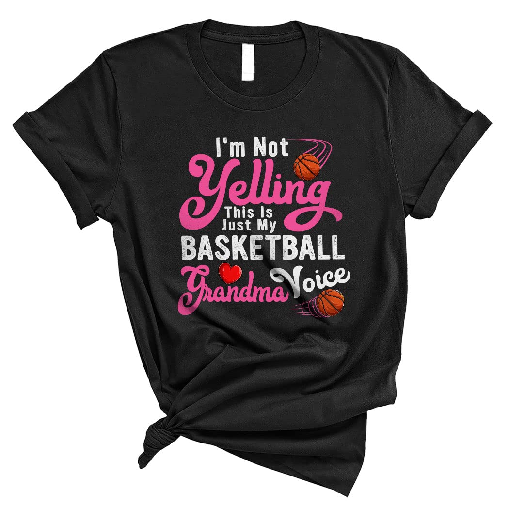Funny Basketball Grandma T-Shirt - Proud Mom Gift for Players