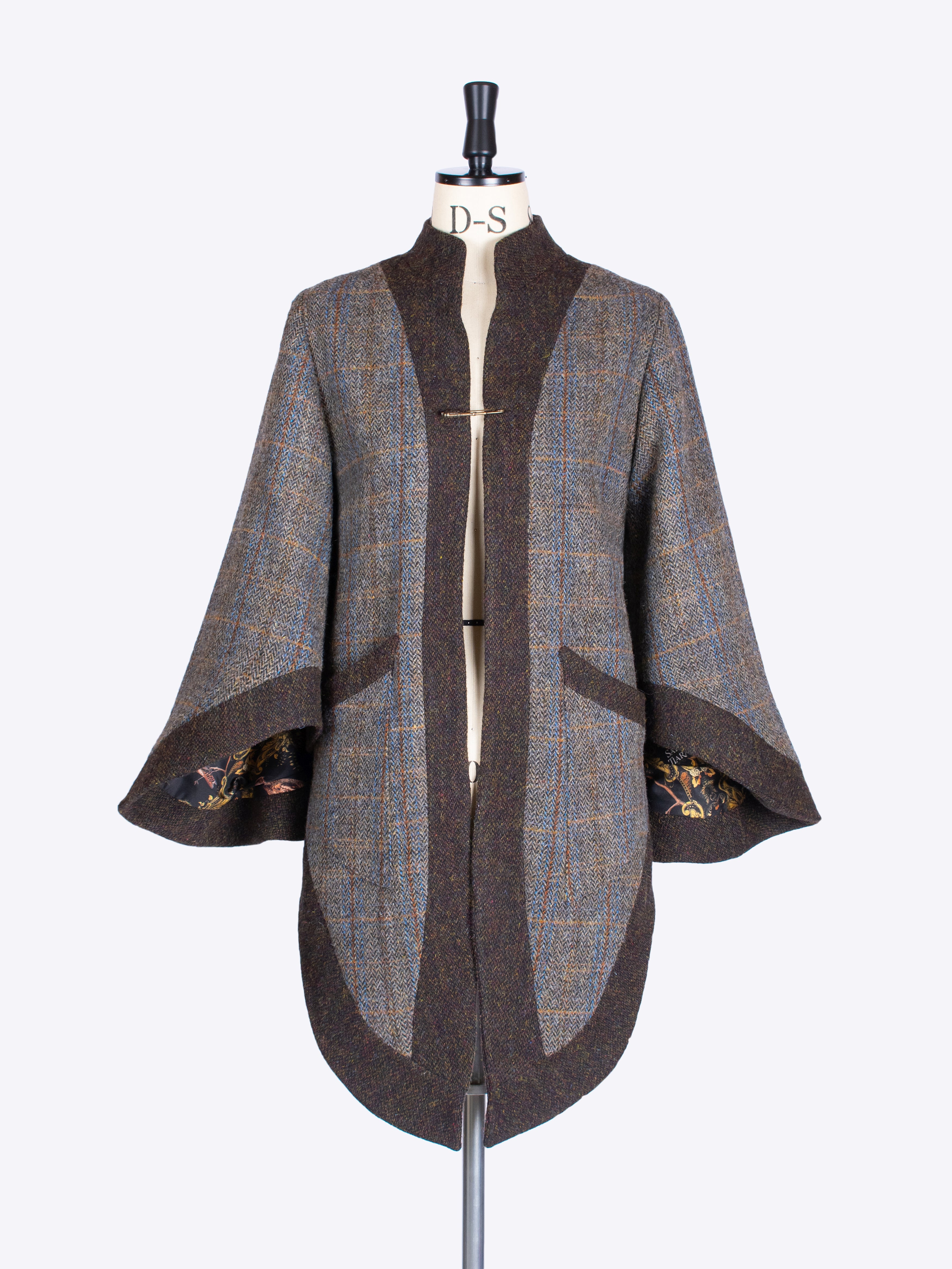 Victorian Style Jacket for Women - Sage Green & Chocolate Brown Vintage Coat - Perfect for Fall Fashion, Historical Reenactments, and Themed Parties