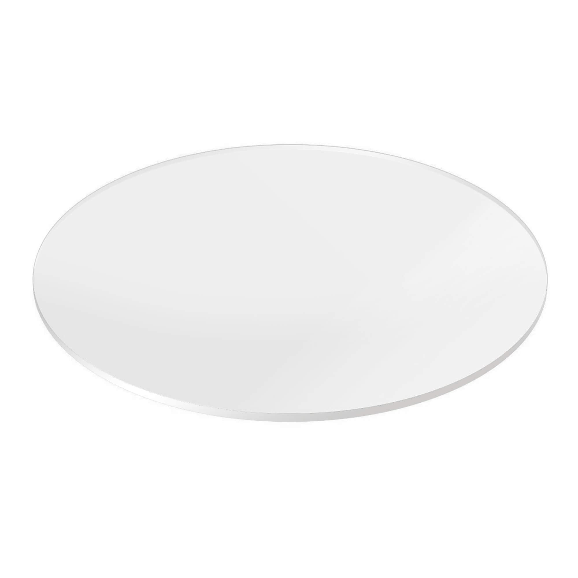 28 Inch Clear Round Acrylic Table Top - 1/4