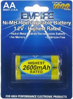 Siemens GIGASET 4015 Cordless Phone Battery Combo Pack - 2 x EM-NMH-2/AA Rechargeable Batteries for Home & Office Use