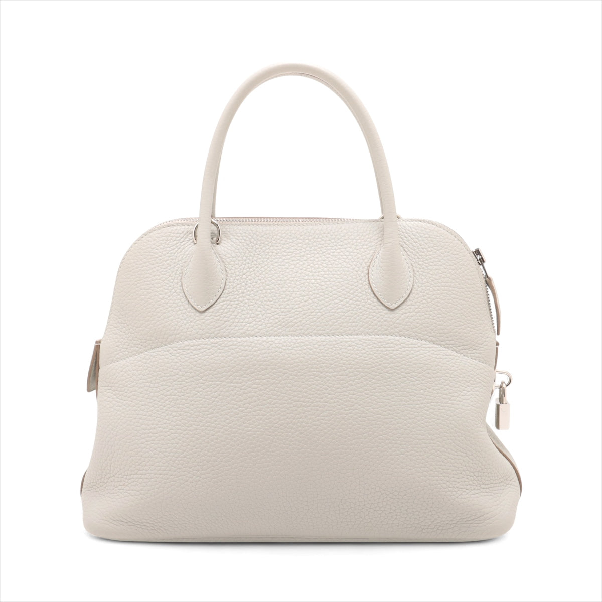 Hermes Bolide 31 Taurillon Clemence Shoulder Bag in Pearl Gray - Luxury Leather Handbag for Women | Perfect for Work, Travel & Everyday Elegance
