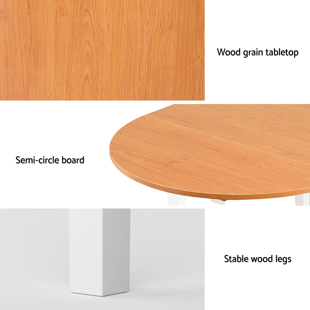 1.1M Artiss Extendable Dining Table - Expandable to 6-8 Seats for Family Gatherings & Dinner Parties