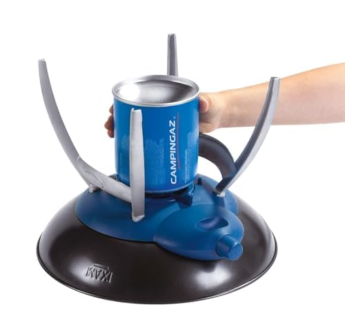Portable Party Grill & Camping Stove - All-in-One Outdoor BBQ with Griddle, Grid & Pan Support - Perfect for Backyard Parties, Picnics & Camping Trips