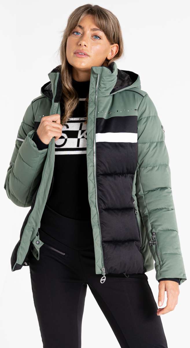 Dare2B Women's Crystallize Insulated Winter Jacket - Waterproof, Warm Puffer Coat for Skiing, Hiking & Cold Weather (2022-2023)