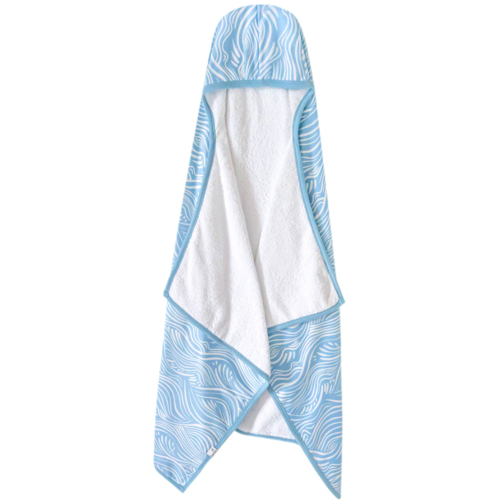 Premium Big Kids Hooded Towel - Soft & Absorbent Bath Towel for Boys & Girls - Surf Themed Beach & Pool Accessory for Swimming, Bath Time & Lounging