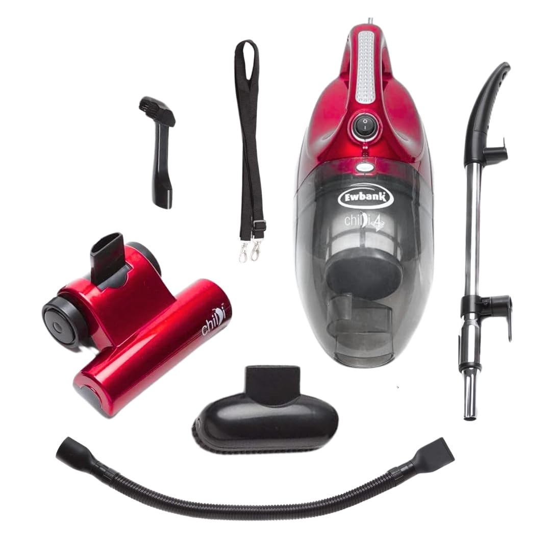 Ewbank Chilli 4 Powerful 1000W Vacuum Cleaner - Upright & Handheld Combo with 22ft Cord - Lightweight Compact Design for Home & Car Cleaning