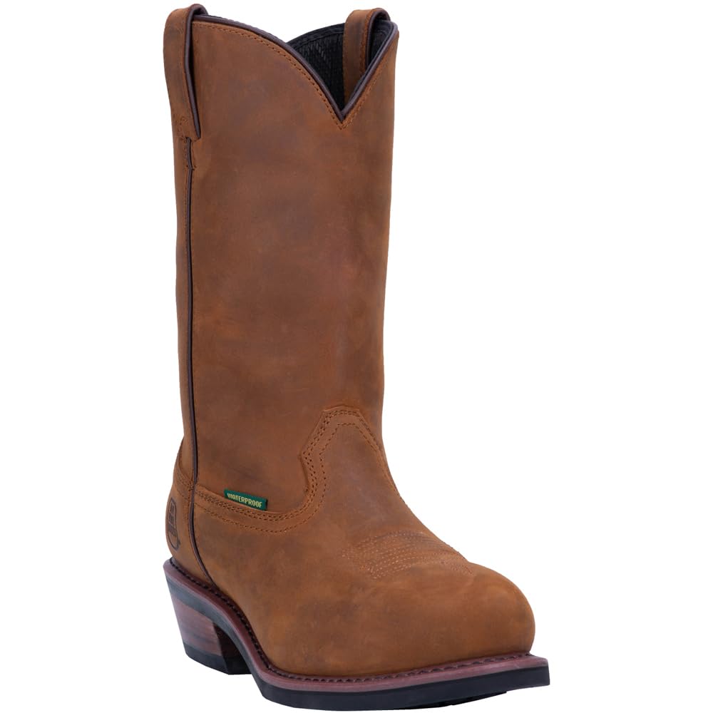 Dan Post Men's Albuquerque Waterproof Work Boots - Black Safety Shoes for Construction, Hiking & Outdoor Work