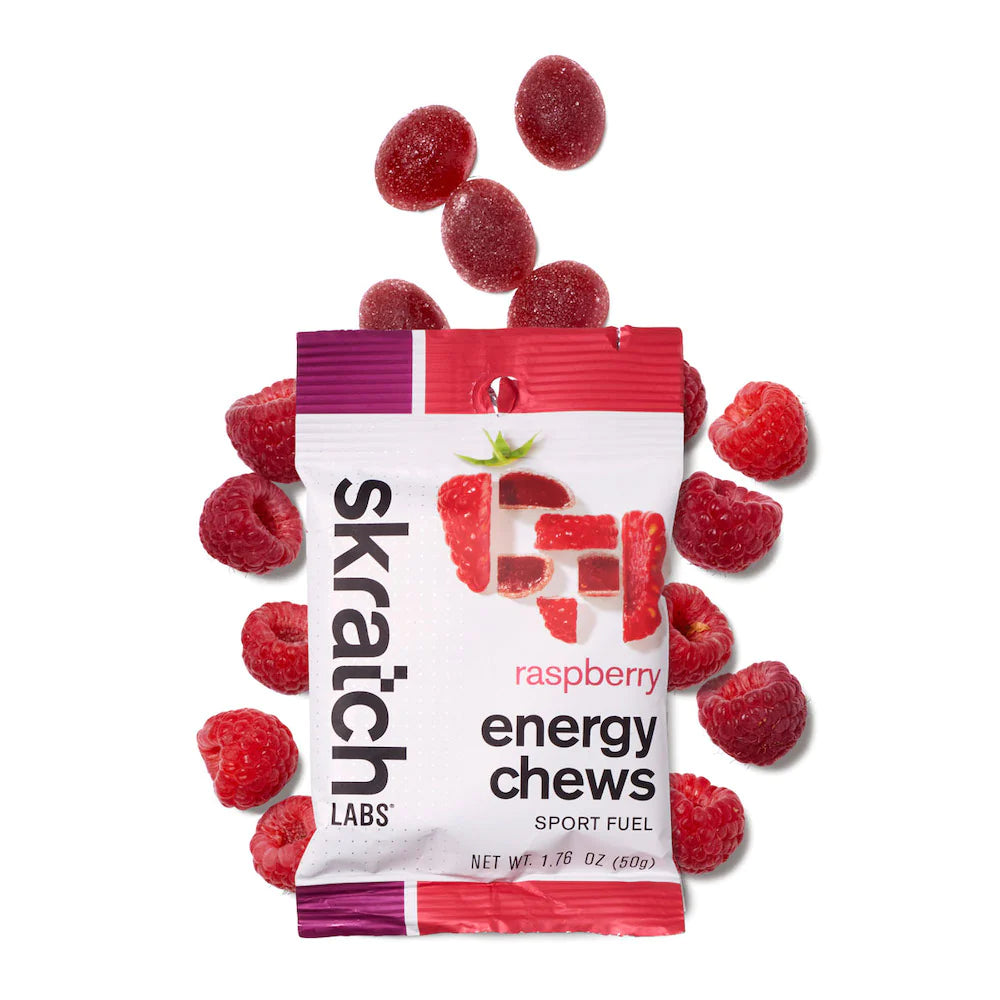 Skratch Labs Energy Chews - Natural Sports Fuel for Endurance & Recovery - Perfect for Running, Cycling & Workouts