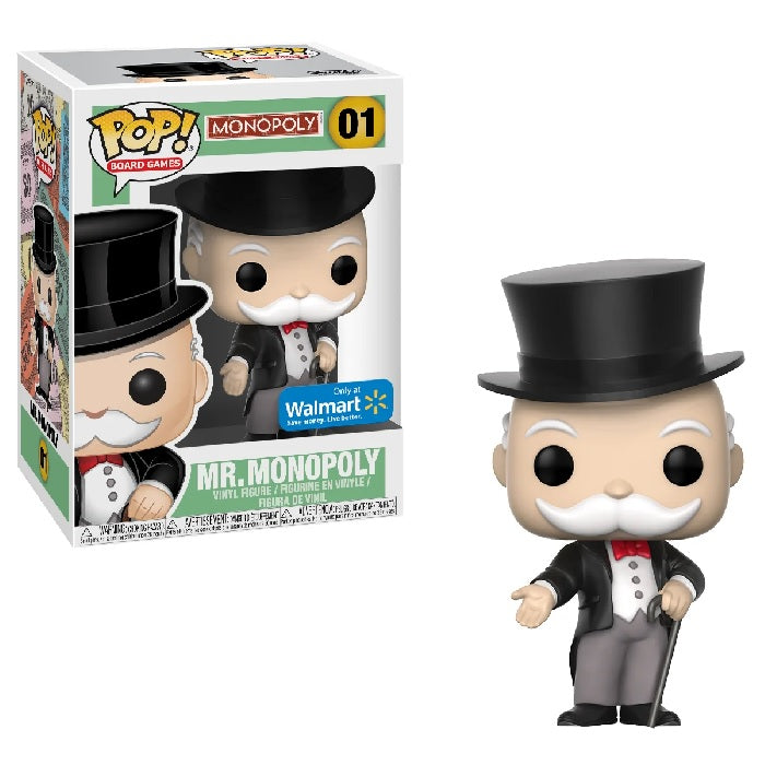 Mr. Monopoly Pop! Vinyl Figure - Funko Board Game Collectible - Perfect for Game Nights & Pop Culture Displays