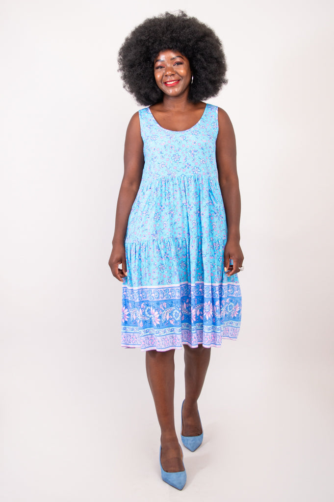 Kayana Women's Miracle Dress - Elegant Flowy Maxi Dress for Summer, Beach, and Special Occasions