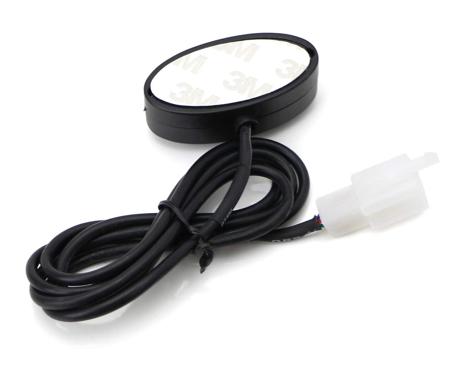 12V Oval Push Button Dual Switch with Red LED Indicator Lights - Perfect for Automotive, Marine, and Industrial Control Panels