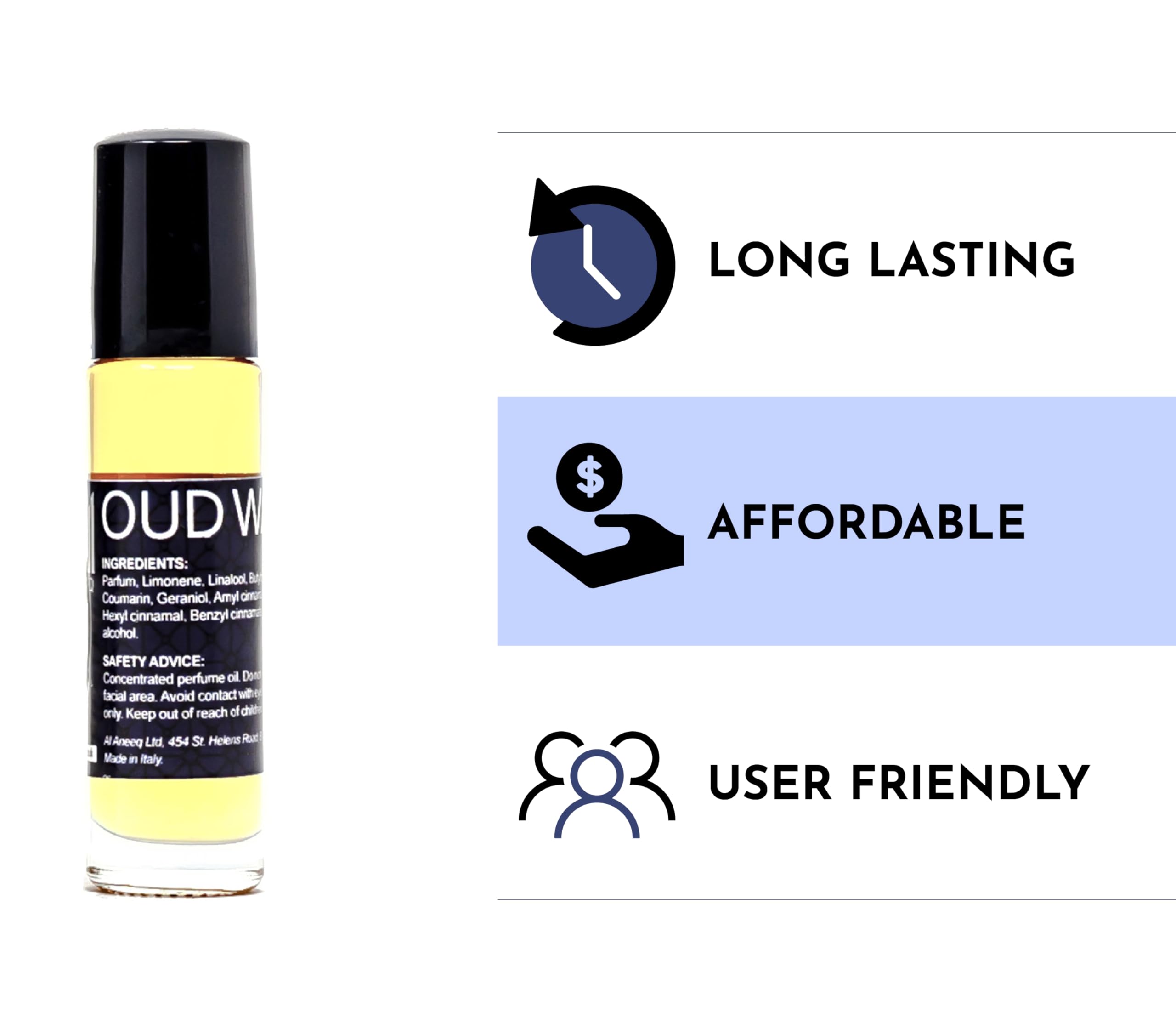 Premium Al Aneeq Oud Wafaa Attar Perfume for Men - Long Lasting Woody Spicy Fresh Arabic Fragrance Oil | Alcohol-Free Roll-On Travel Perfume (10ml) | Perfect for Daily Wear, Special Occasions & Gifting