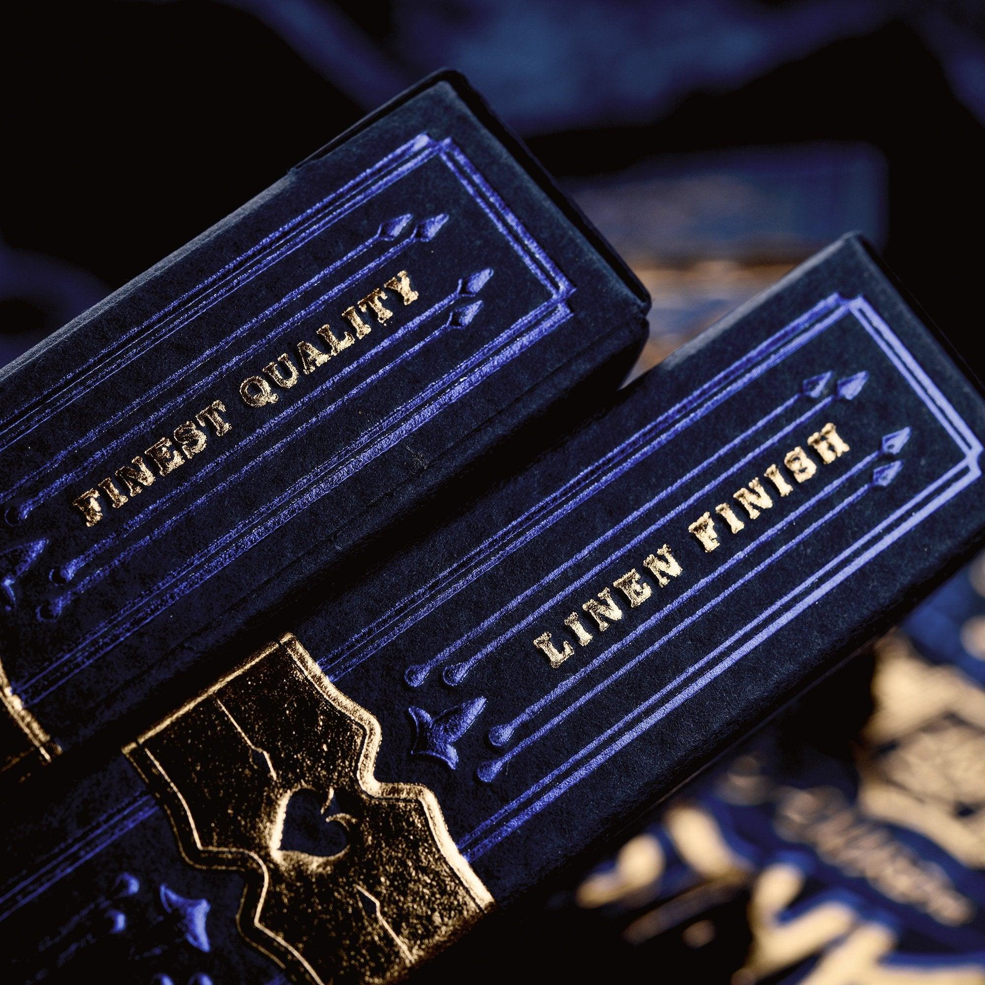 Premium Parlour Playing Cards - Blue Stockholm 17 Deck for Poker, Magic Tricks & Card Games | Elegant Design for Casino Nights, Parties & Collectors