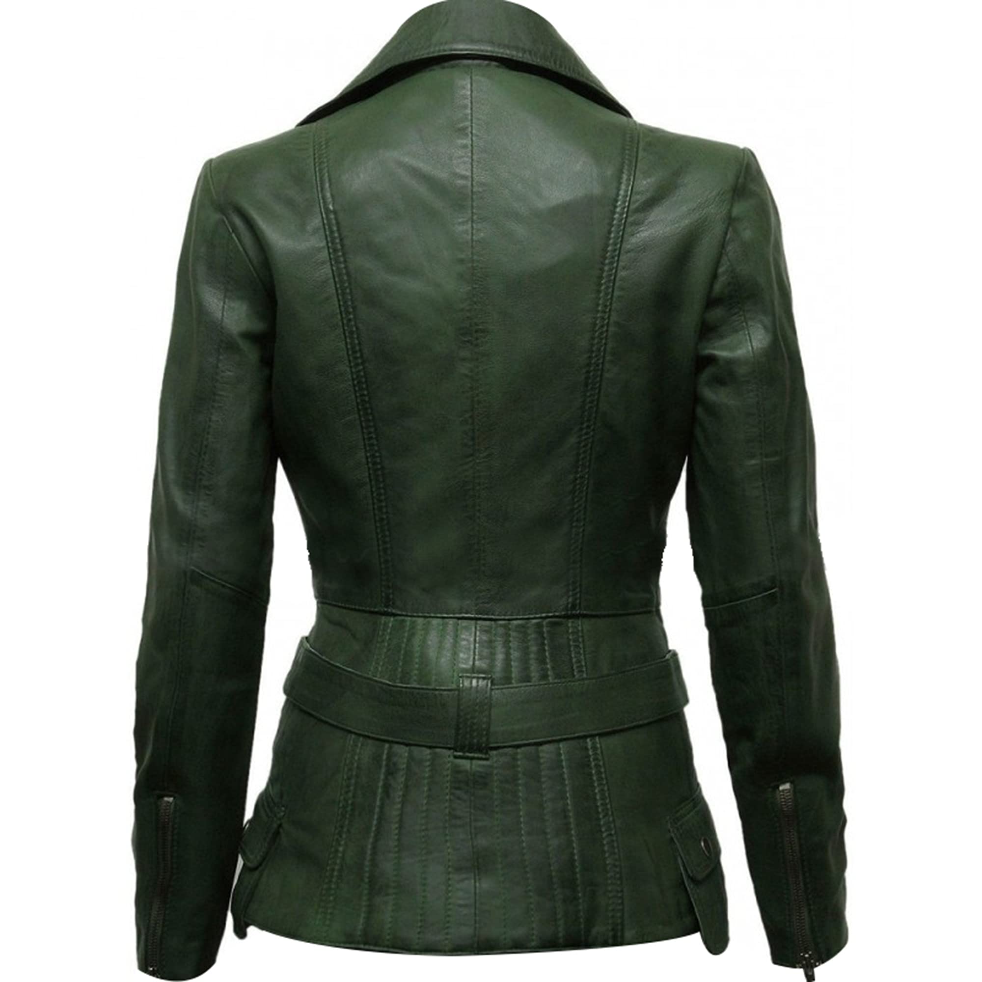 LP-FACON Women's Fashion Motorcycle Jacket - Steampunk Gothic Leather Coat for Riding & Casual Wear | Mid-Length Biker Jacket for Women | Perfect for Motorcycle Enthusiasts & Alternative Fashion Lovers