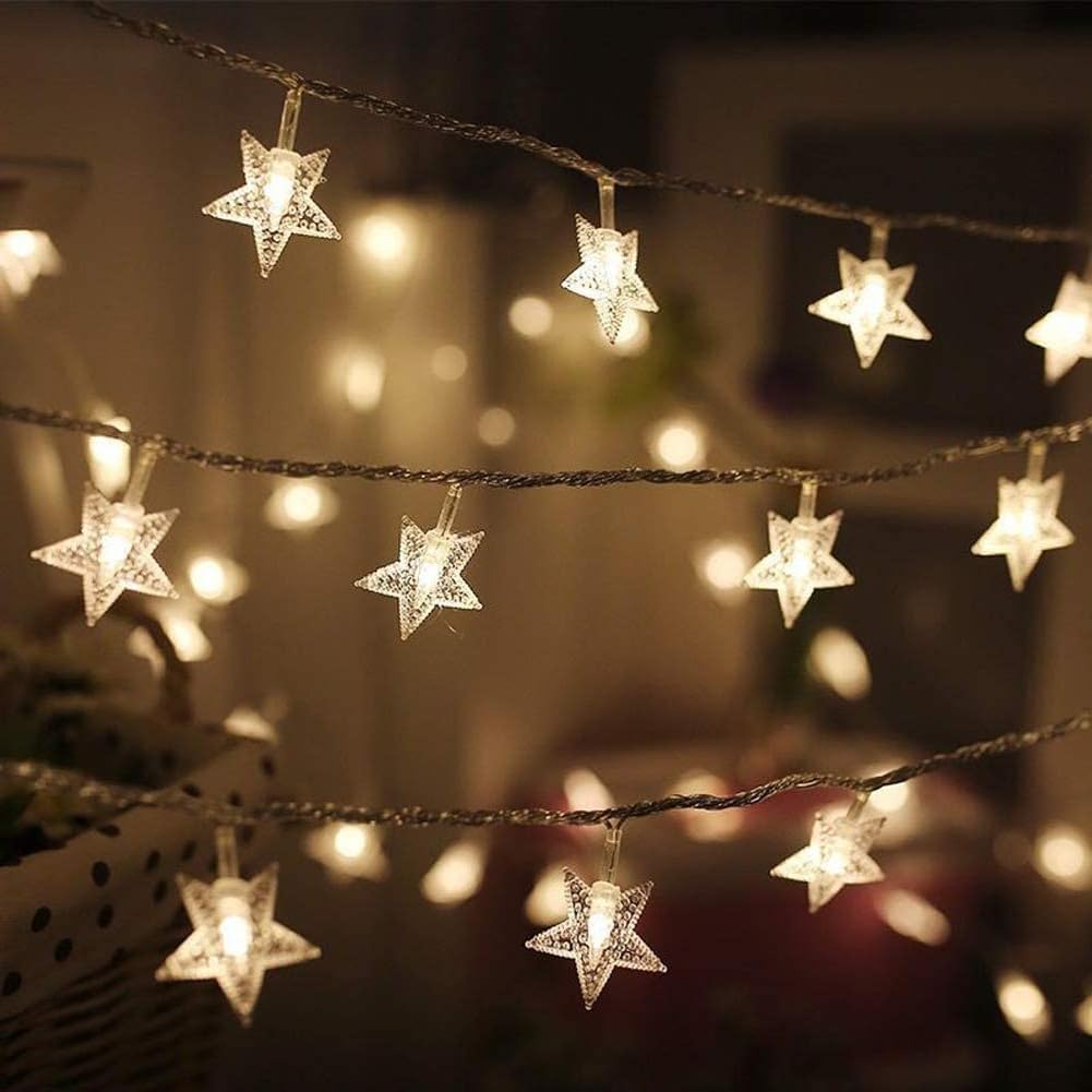 Twinkle Star 2-Pack 100 LED Fairy String Lights - Waterproof Plug-in Christmas Lights for Indoor Outdoor Decor, Wedding Party, Garden, Tree, New Year (Warm White) | Perfect for Bedroom, Patio, Holiday & Event Decorations