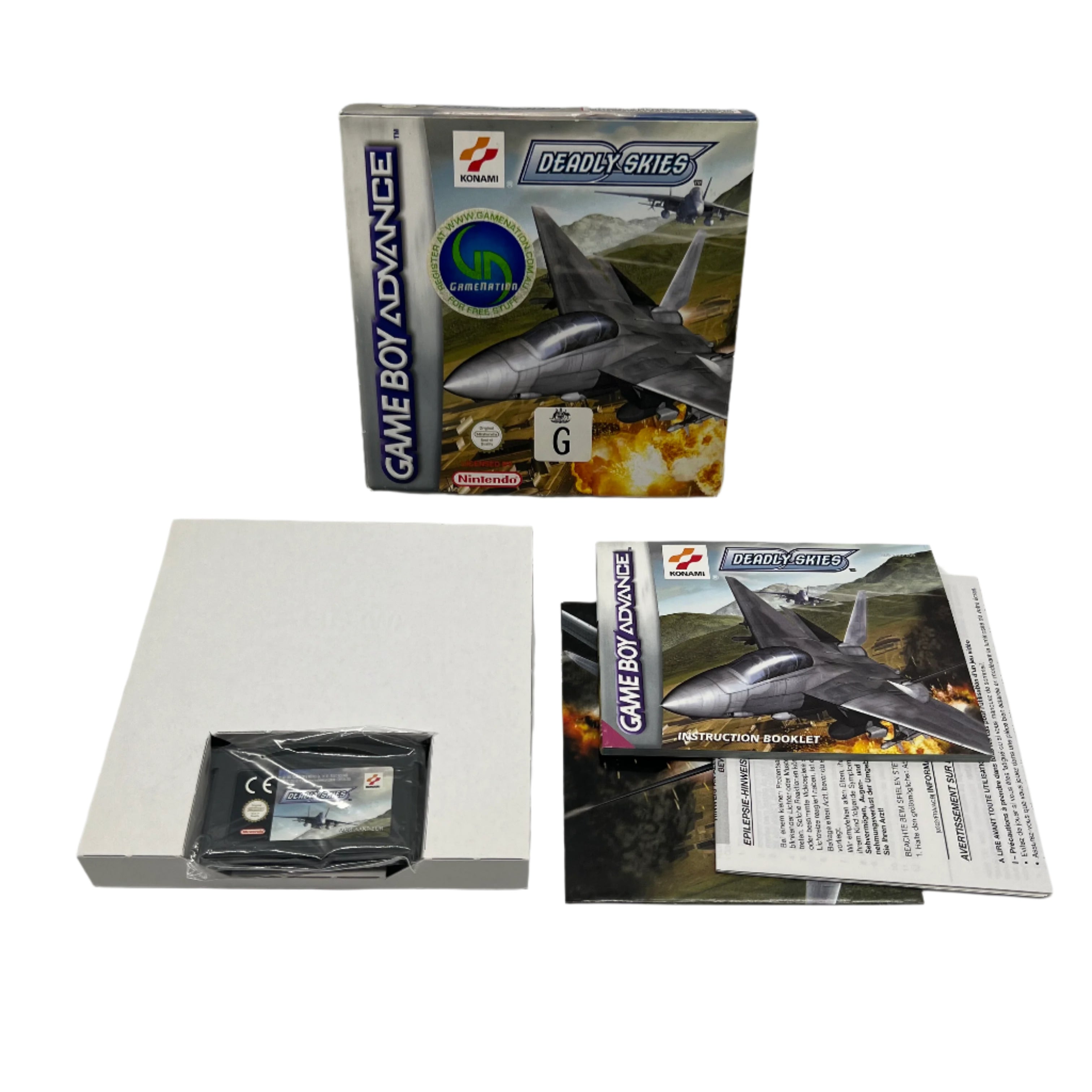 Deadly Skies GBA Game - Complete Boxed PAL Version for Game Boy Advance - Perfect for Retro Gaming & Collectors