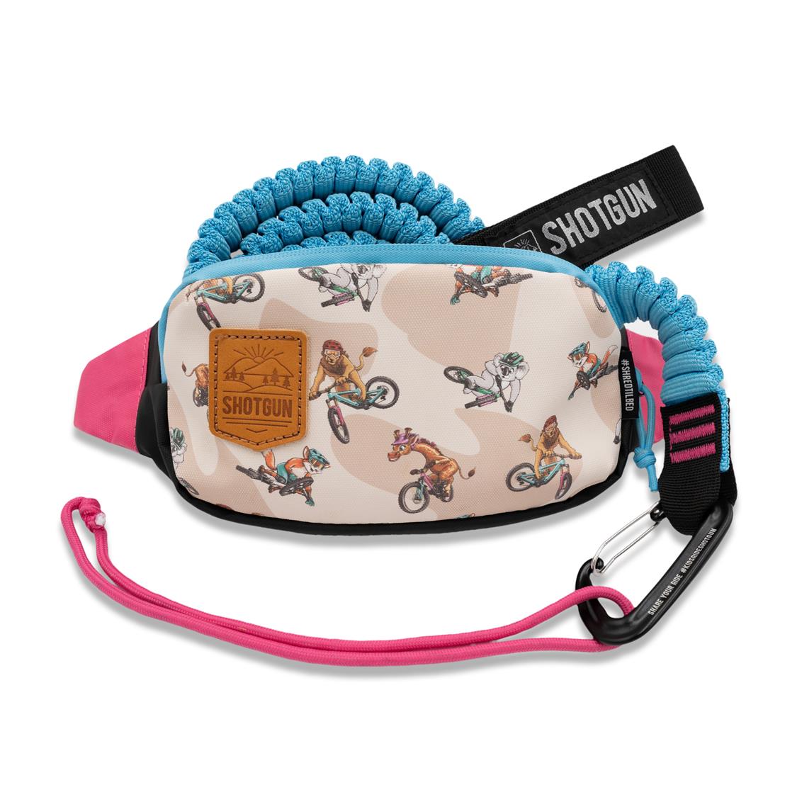 Kids MTB Tow Rope & Hip Pack Combo - Secure Bike Towing System for Children - Perfect for Mountain Biking, Trail Rides & Family Cycling Adventures