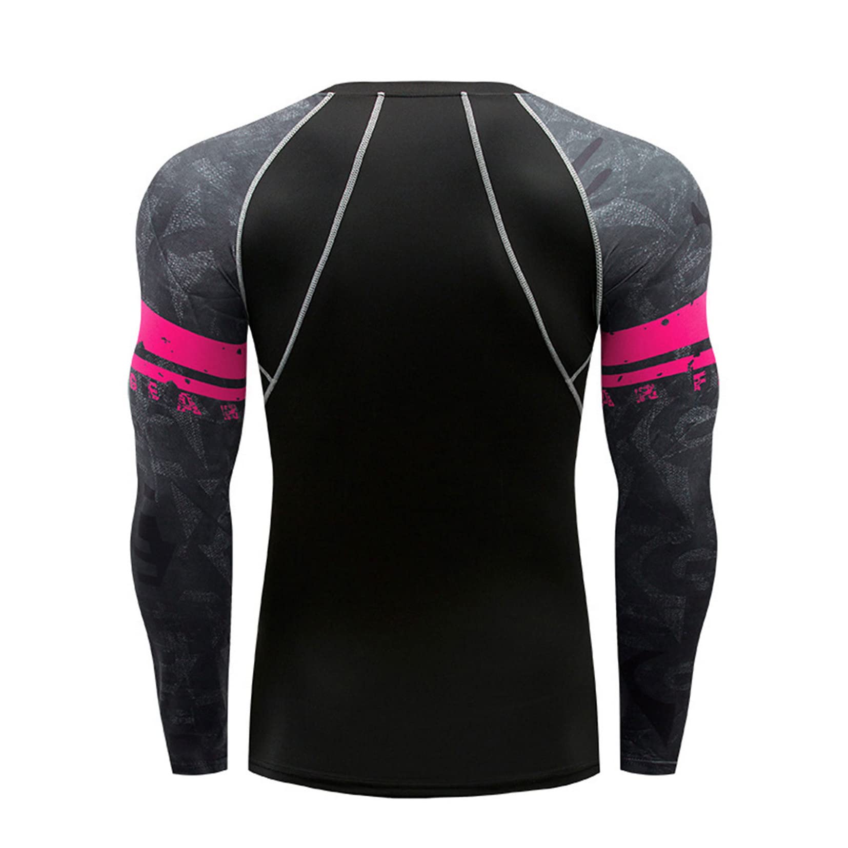 Men's UPF 50+ Long Sleeve Rash Guard Swim Shirt - Sun Protection Athletic Swimwear for Swimming, Surfing & Outdoor Water Sports