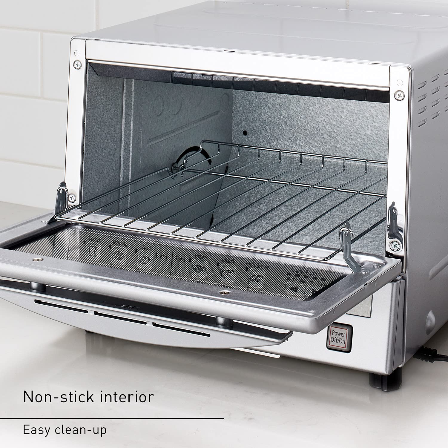 Panasonic FlashXpress Toaster Oven - 1300W Countertop Convection Oven with Double Infrared Heating, Removable 9-inch Baking Tray, Compact Size (12x13x10.25