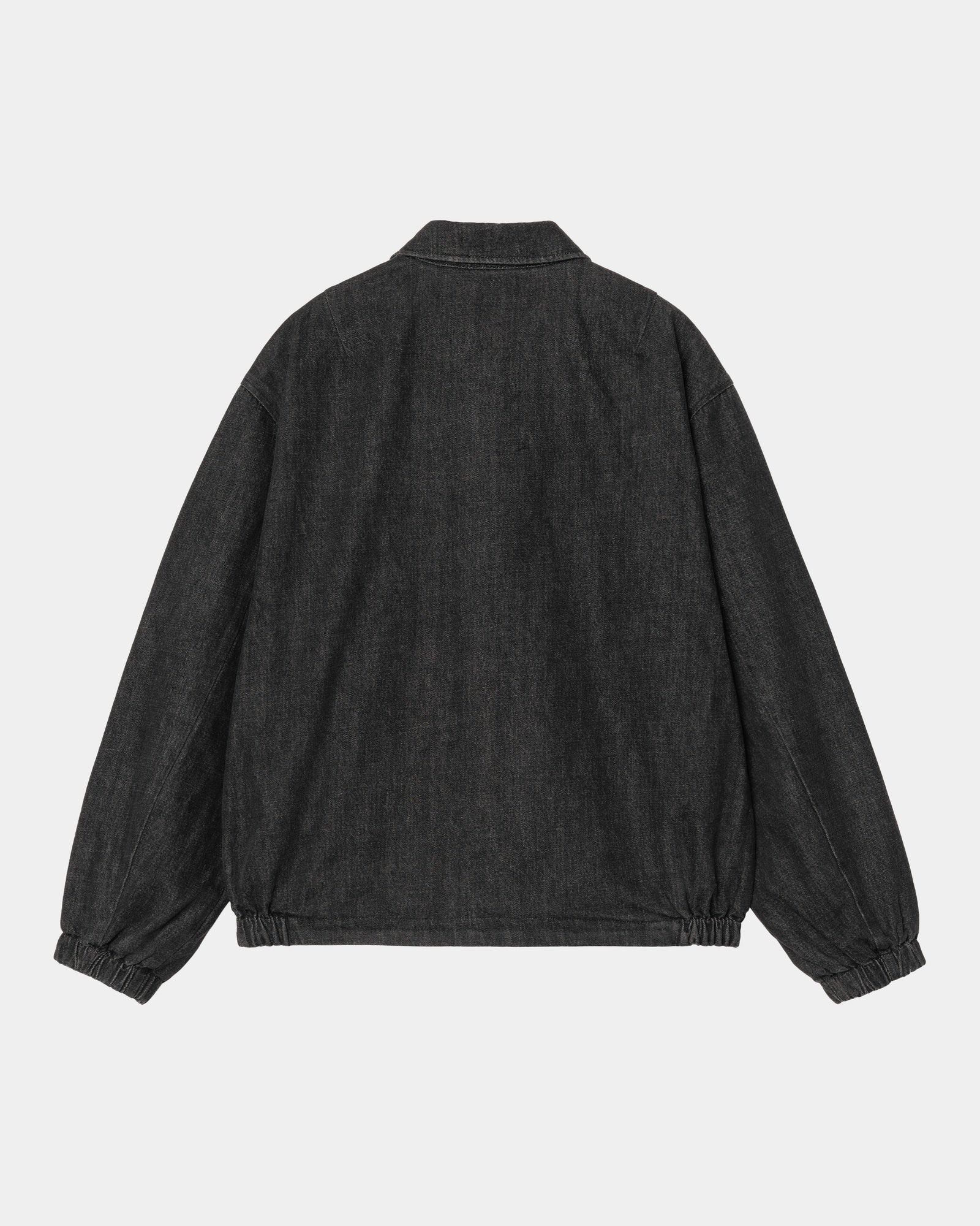 Hudson Reversible Jacket for Men & Women - Black Stone Washed & Heart Pinstripe Design | Lightweight Water-Resistant Outerwear for Hiking, Travel & Everyday Wear