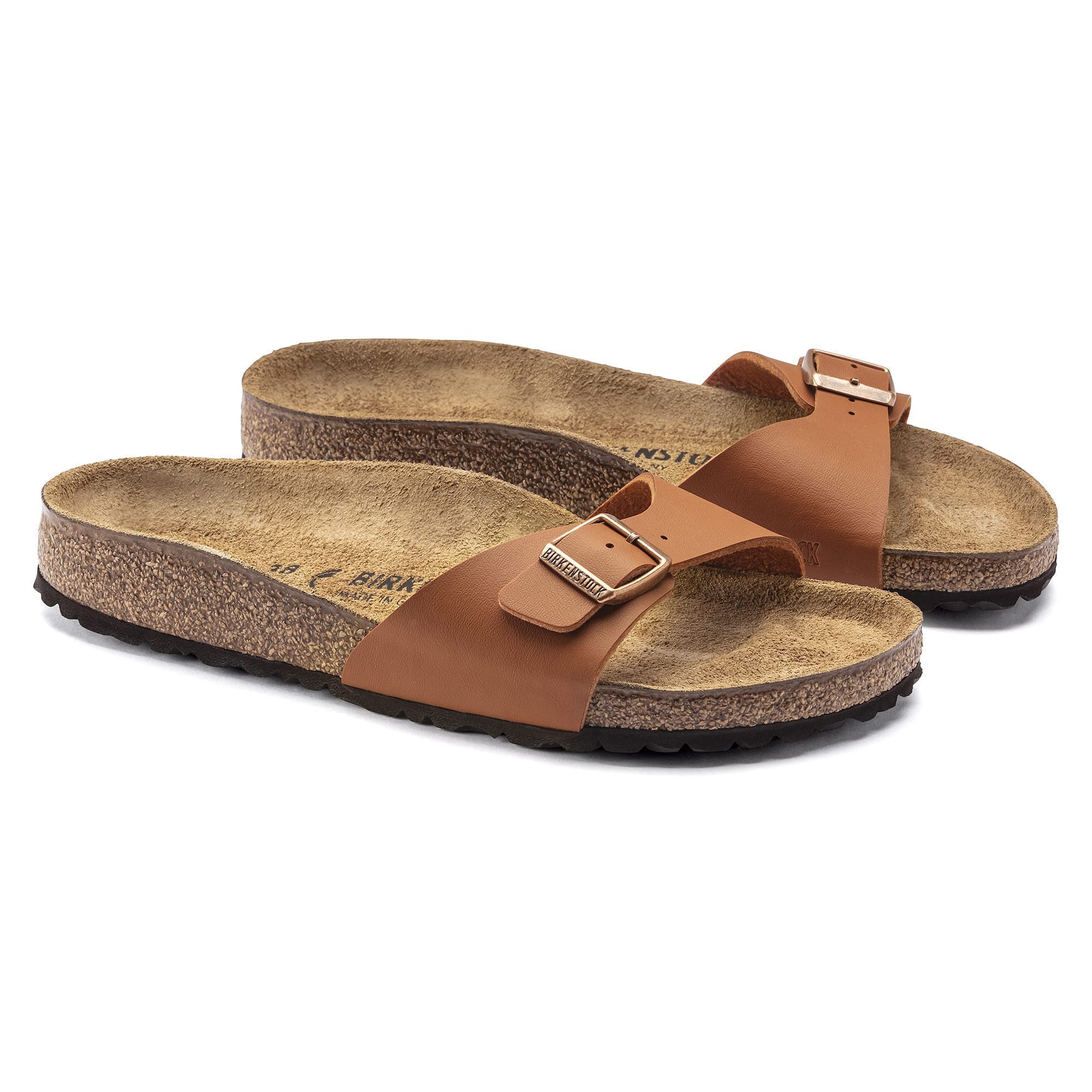 Birkenstock Men's Arizona Soft Footbed Sandals - Comfortable Leather Straps for Walking, Travel & Outdoor Activities