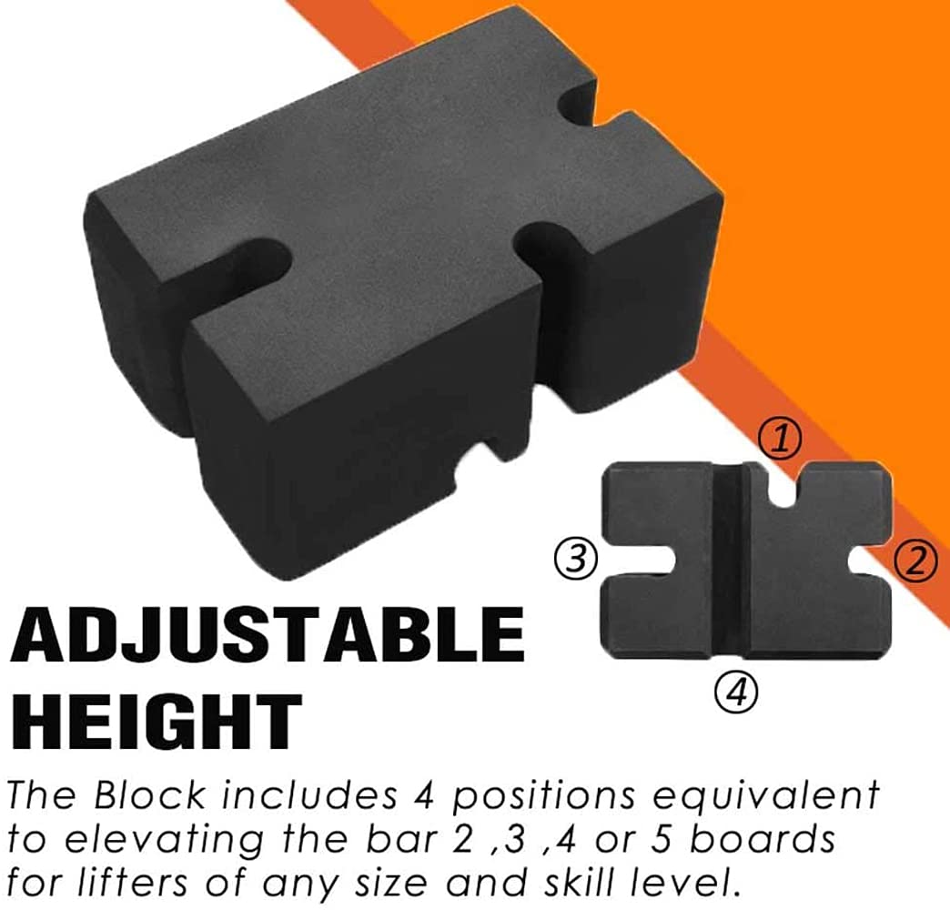 Anti-Slip Bench Press Block - Heavy Duty Foam Support for Weightlifting, Strength Training & Gym Workouts - Non-Slip Exercise Equipment for Home & Commercial Gyms (Rectangle, Large) - Perfect for Powerlifting, CrossFit & Bodybuilding Training