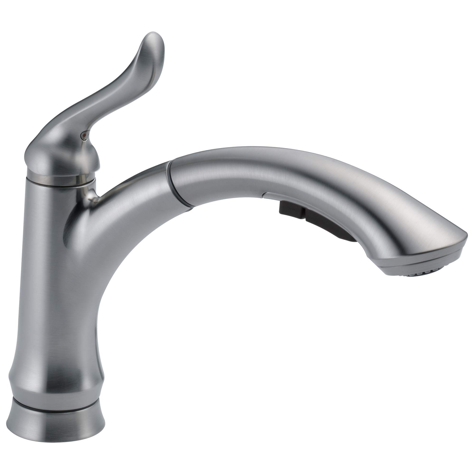 Delta 4353-AR-DST Linden Pull-Out Kitchen Faucet, 1 cm, Arctic Stainless Finish - Perfect for Modern Farmhouse & Commercial Kitchens