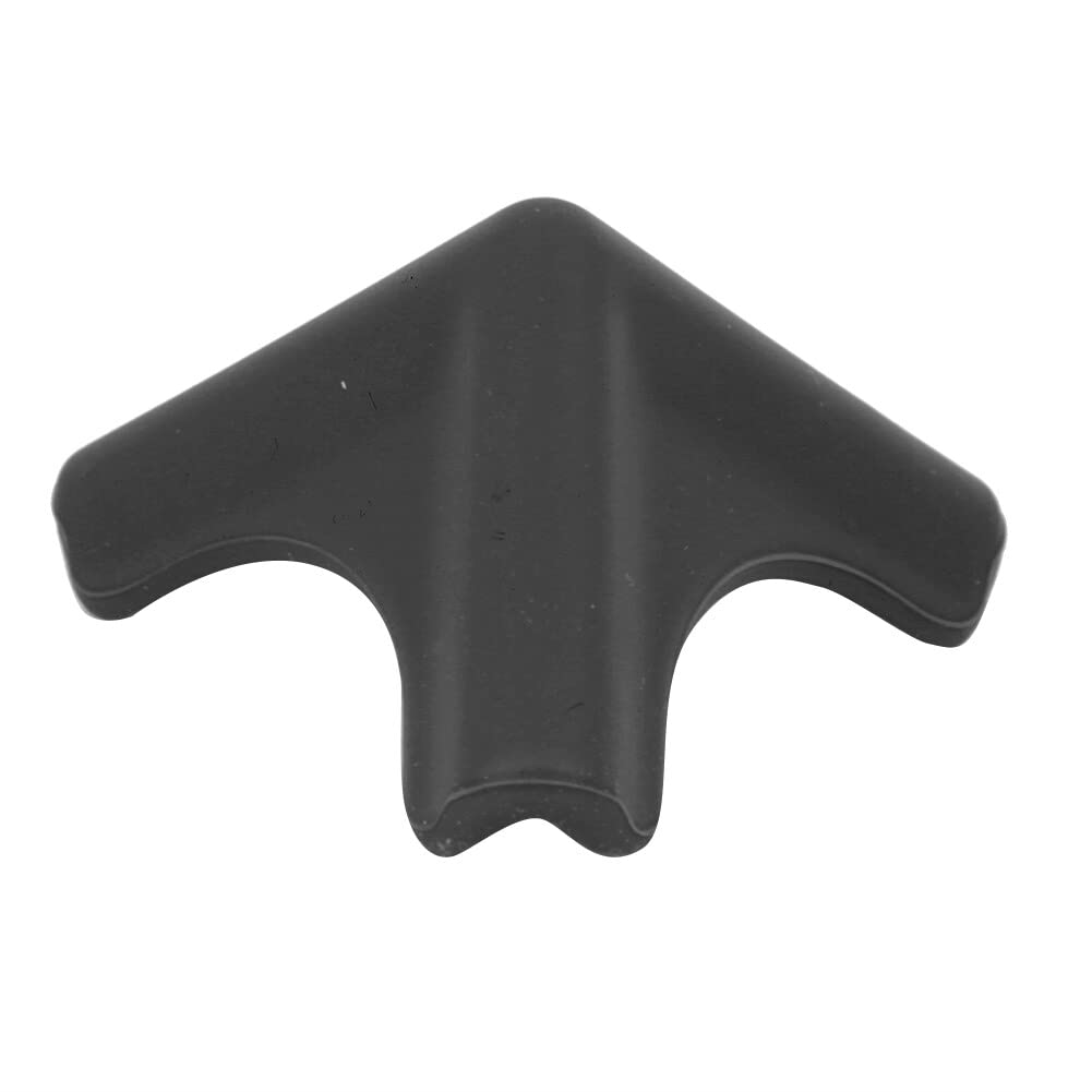 4-Pack Wallfire Baby Corner Guards - Soft Food Grade Silicone Edge Protectors for Furniture, Non-Toxic Child Safety Bumpers (Black) - Perfect for Baby Proofing Tables, Cabinets and Sharp Corners