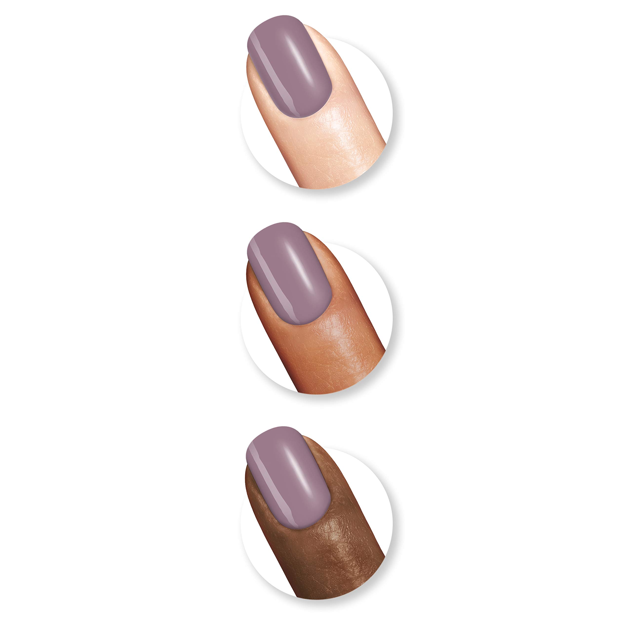 Sally Hansen Miracle Gel™ Nail Polish - Street Flair Purple, Long Lasting Gel-Like Formula, No UV Lamp Needed, Chip Resistant, Salon Quality Manicure at Home | Perfect for Everyday Wear, Parties, and Special Occasions