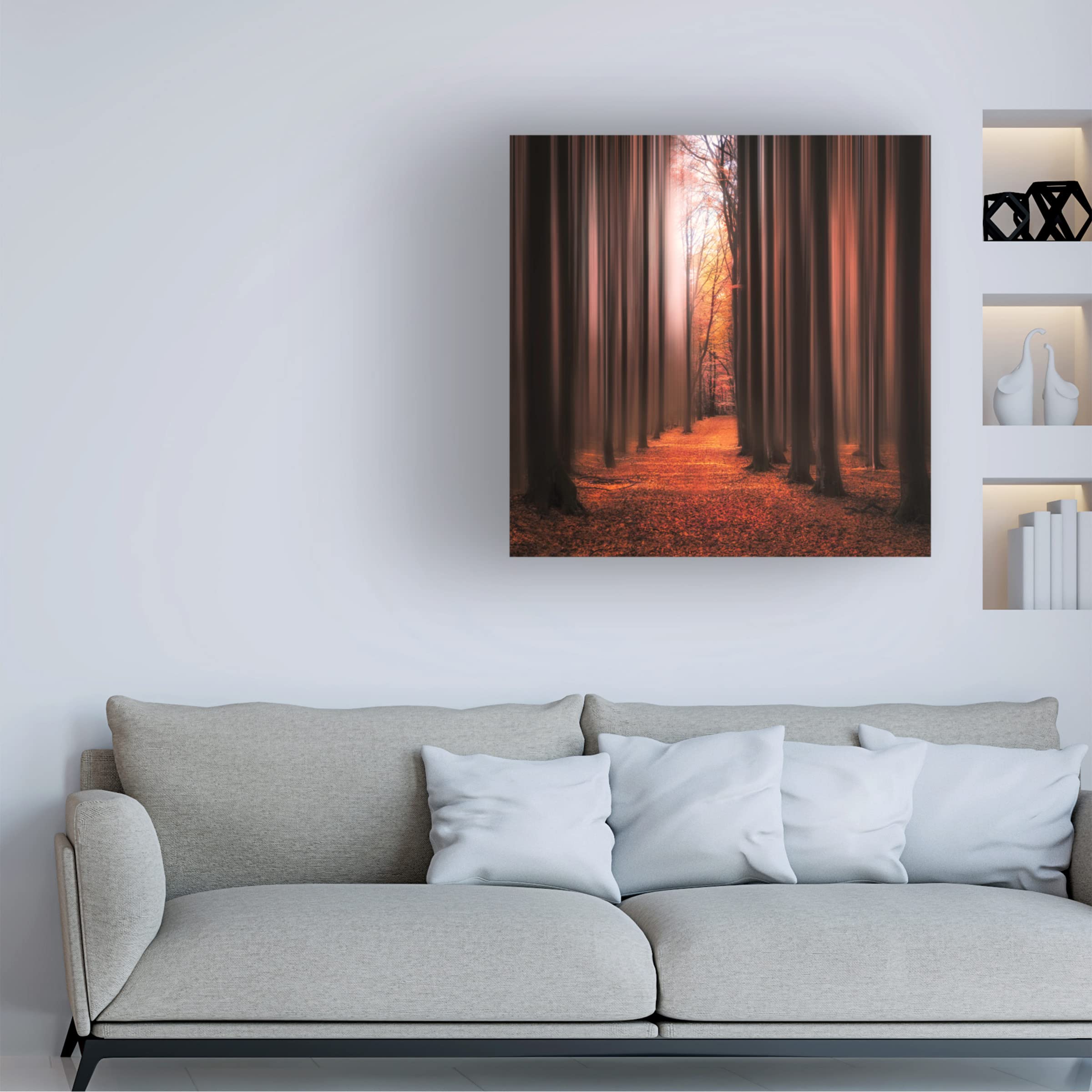 Trademark Fine Art 'Don't Wake Me Up' Canvas Wall Art by Christian Lindsten - Modern Home Decor for Living Room & Bedroom