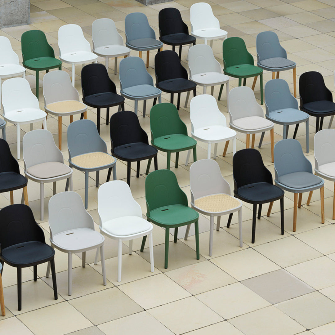 Allez Dining Chair - Upholstered Seat for Kitchen, Dining Room & Office - Comfortable Modern Chair for Home & Restaurant Use